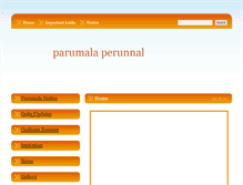 Tablet Screenshot of perunnal2011.parumalachurch.com